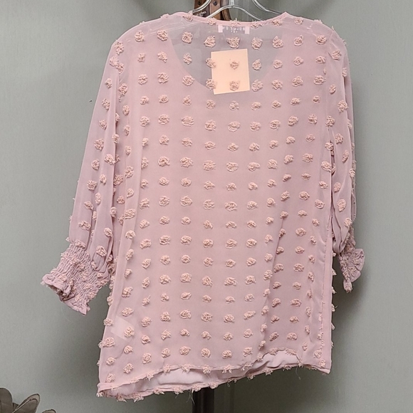 Solution Swiss Dot Blouse size small - Picture 5 of 5